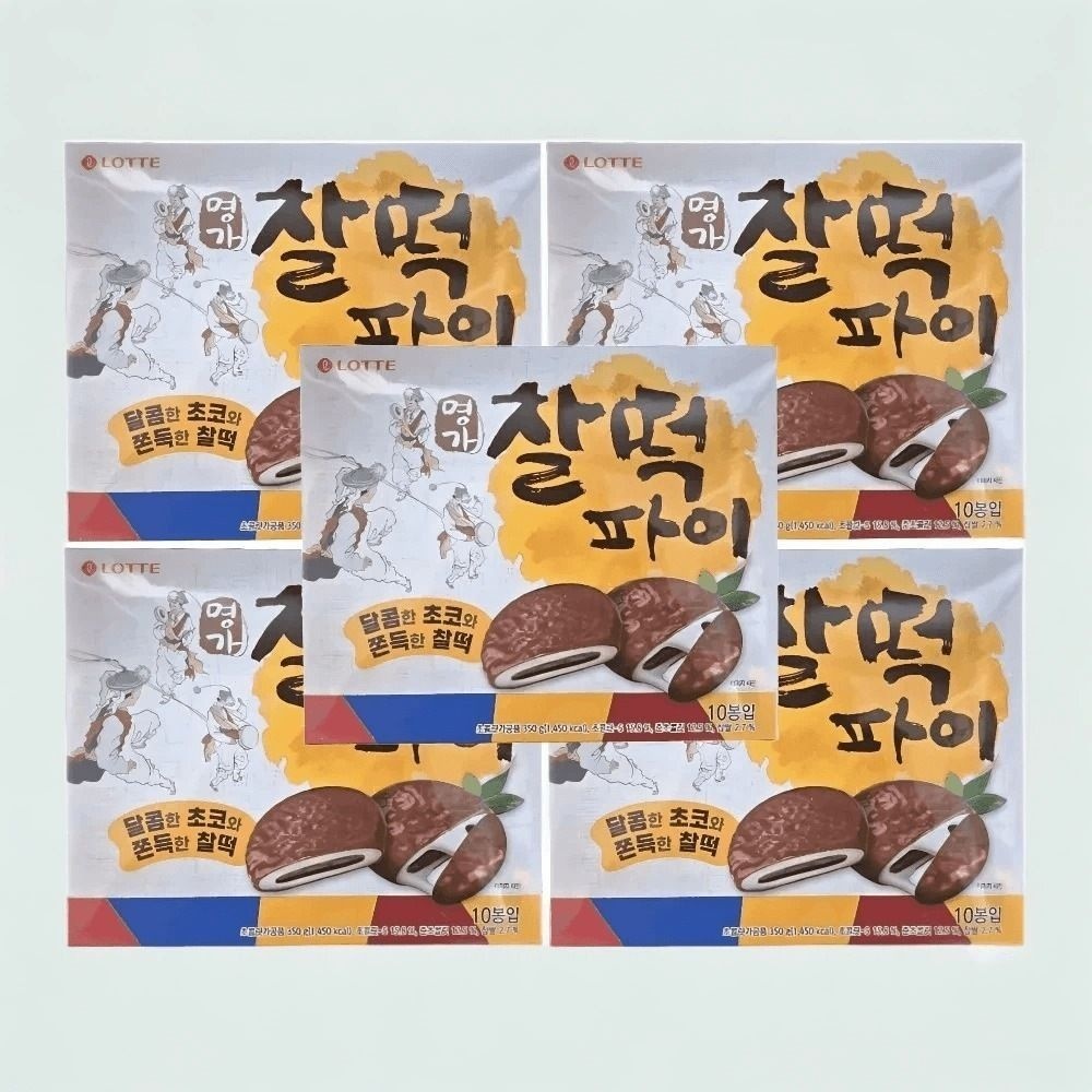 롯데 명가찰떡파이 350g 5개