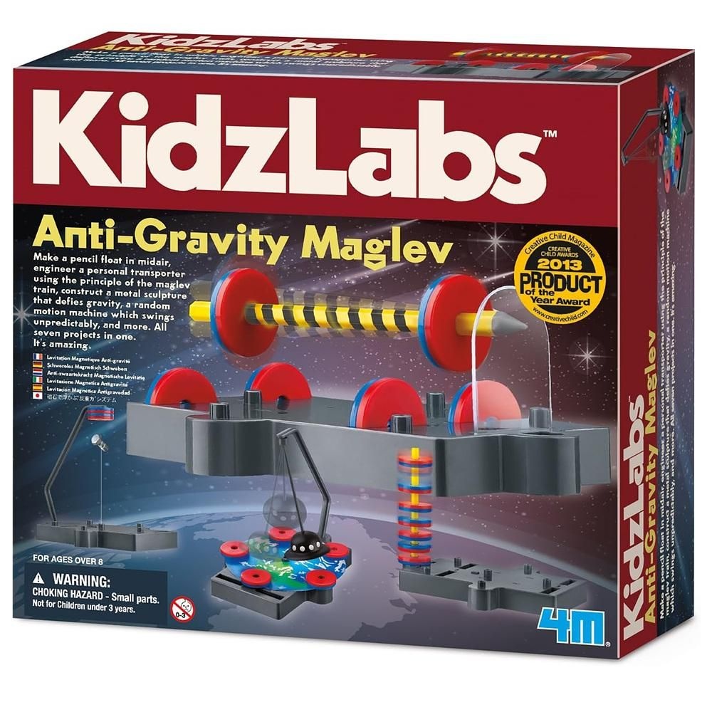 [해외] 4M Anti-Gravity Maglev 사이언스 키트 4M Kidzlabs Anti Gravity Magnetic Levitation Science Kit