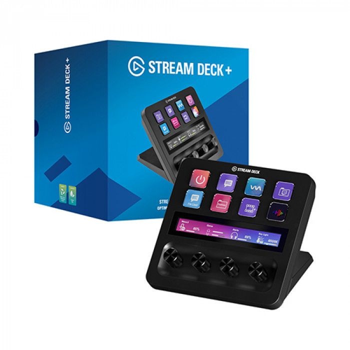 [오늘출발] 엘가토 Elgato STREAM DECK + 스트림덱 플러스 다이얼 LCD 컨트롤러 블랙