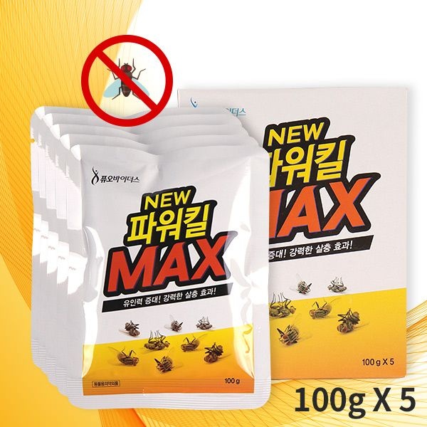 팜한농 뉴 파워킬 맥스 5p 파리유인살충제 파리유인살충구제 퓨오바이더스