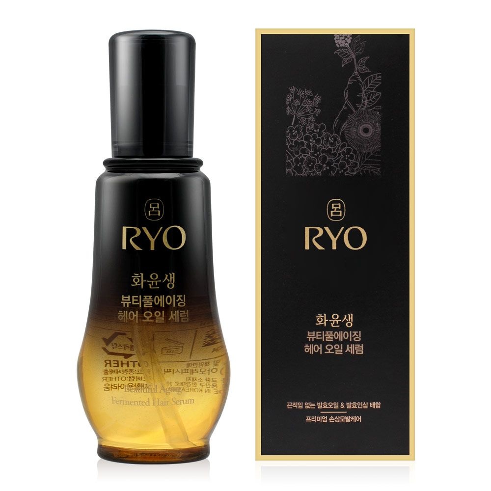 아모레퍼시픽 려 화윤생 뷰티풀에이징 헤어 오일 세럼 100ml 두피 에센스 헤어클리닉 머리 영양제