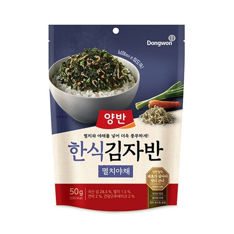 동원 양반 김자반 멸치야채 50g 6봉