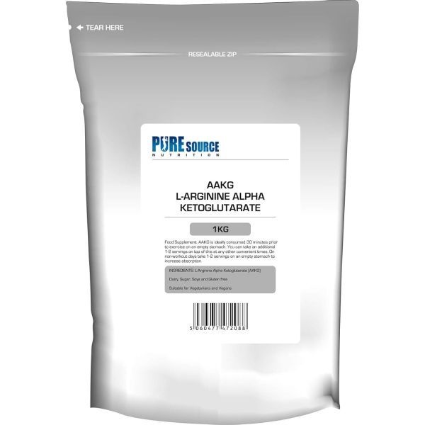 [해외] PSN AAKG L 아르기닌 알파 케토글루타레이트 1KG/1000g 파우더 LA 산화질소 셀 볼류마이저 펌프