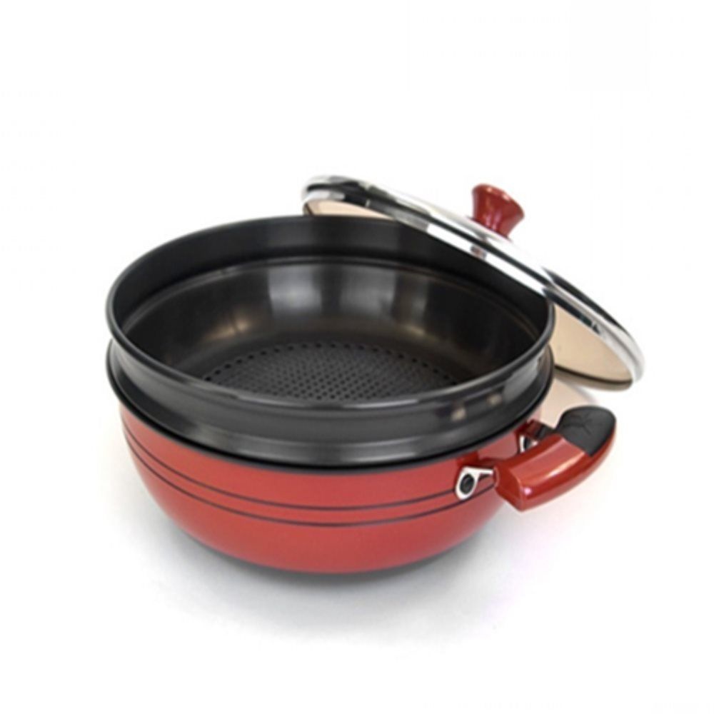 온길샾 키친아트 2단 찜냄비 28CM 감자냄비 마라탕냄비