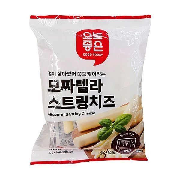 오늘좋은 모짜렐라 스트링 치즈 20g X 10개입 x 1개