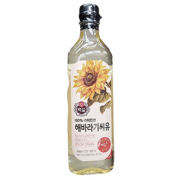 백설 해바라기유 900ML x 1개