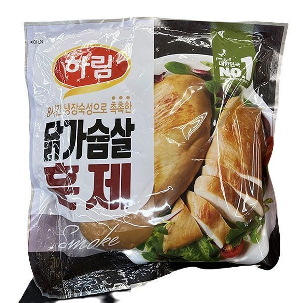 하림 훈제 닭가슴살 510G x 1개