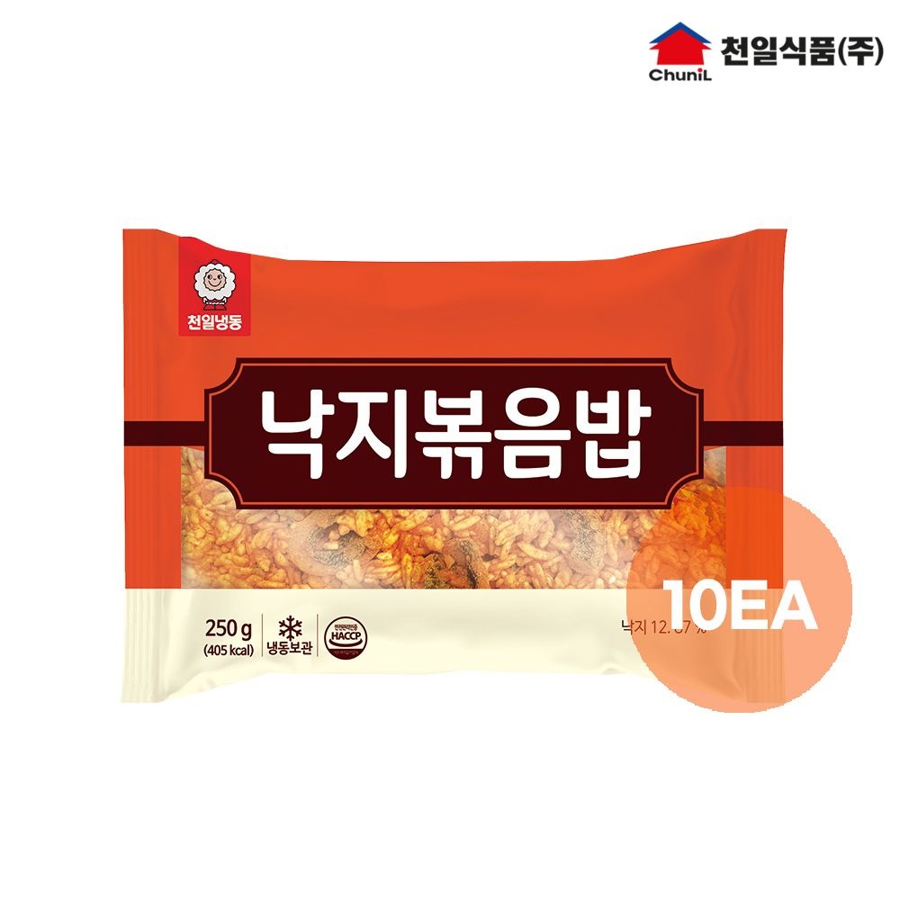 [롯데온] 천일 낙지/햄야채/새우/김치 볶음밥 250g 5+5봉