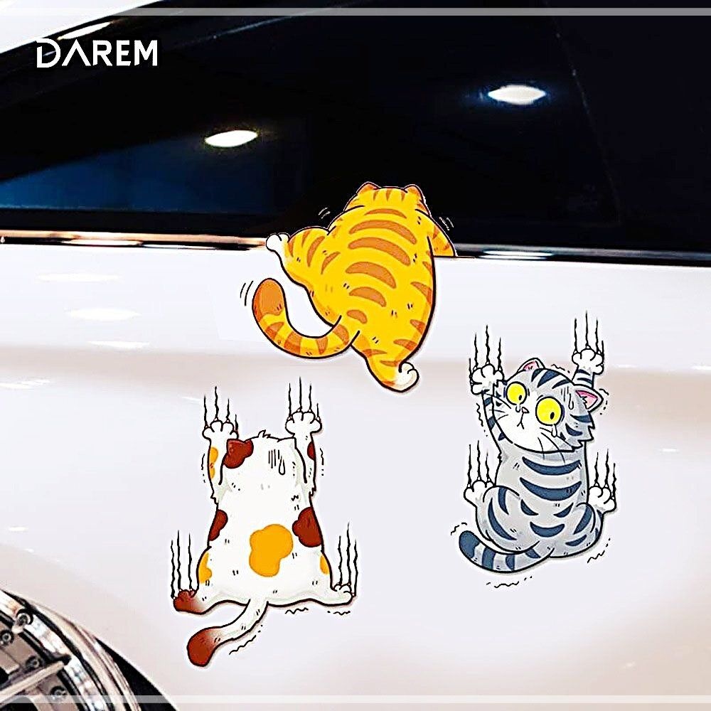 차량용 스티커 대 탈출 DIY 자동차 다름S 고양이