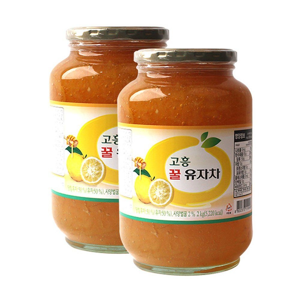 고흥 꿀 유자차 2kg 2개