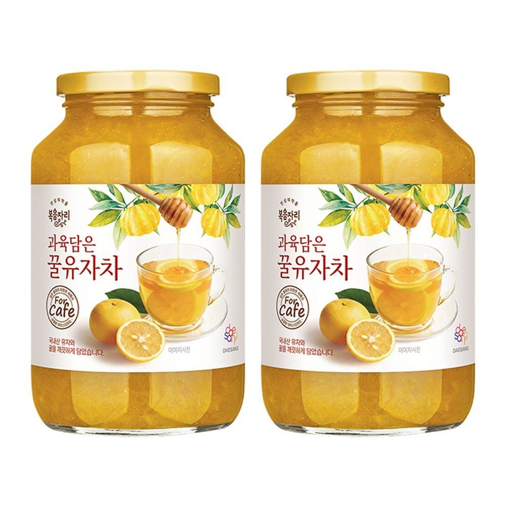 복음자리 유자차 1kg, 2개