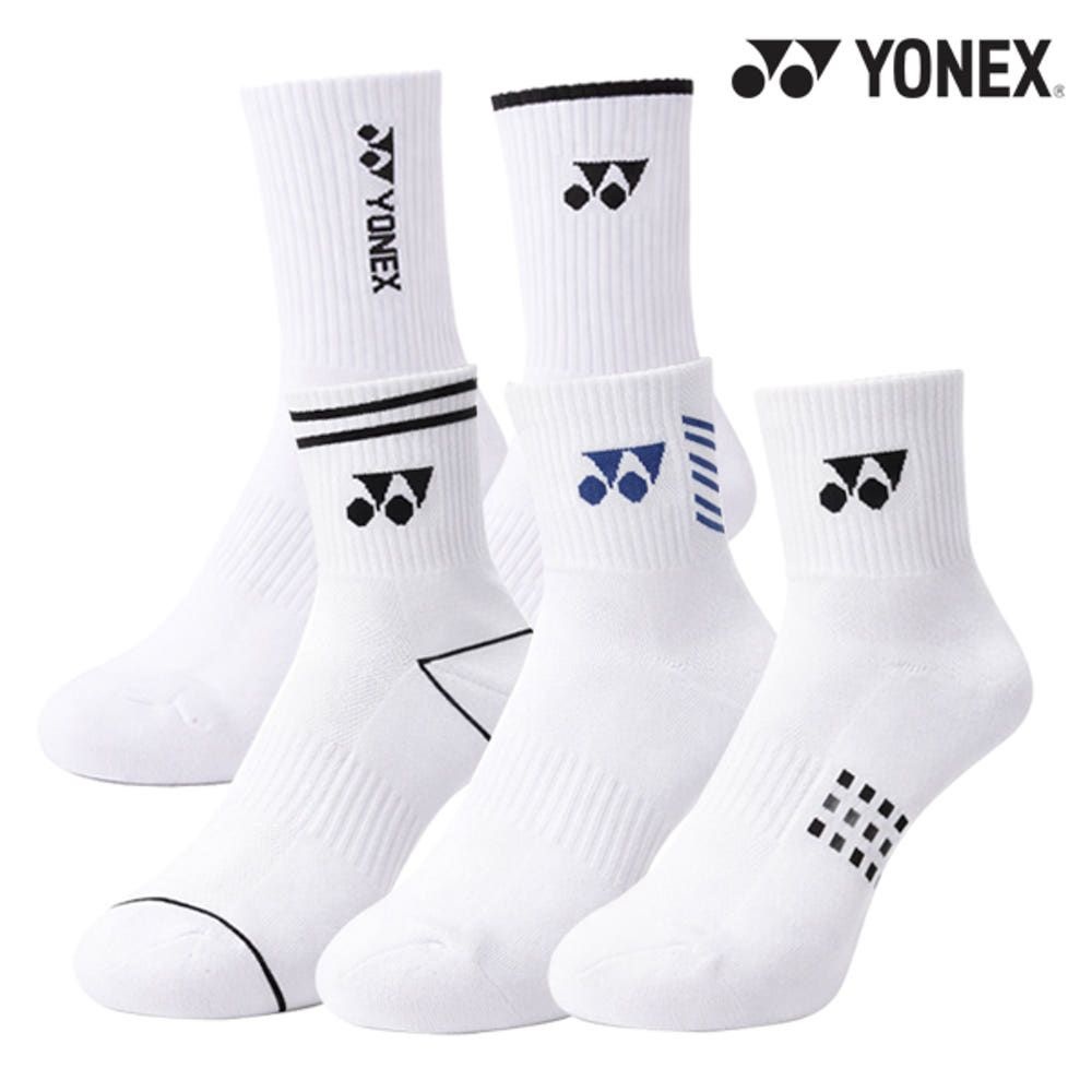 요넥스 스포츠양말 중목 장목 5종세트 남성용 여성용