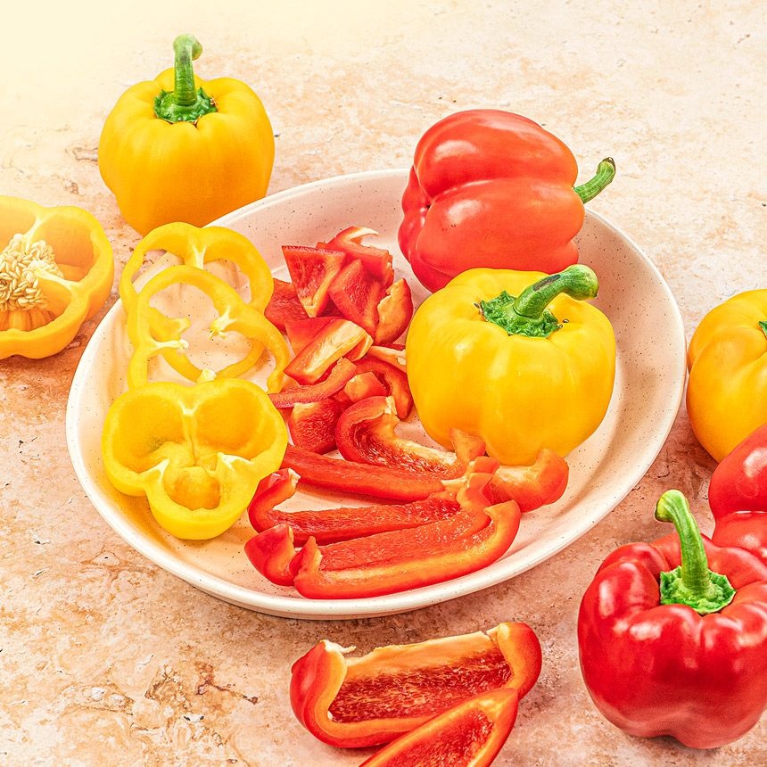 [롯데온] 파프리카 2kg 가정용 빨강 노랑(8970/무료)