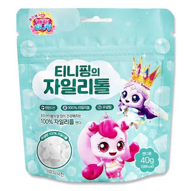 캐치티니핑 프린세스 캐치티니핑 티니핑의 자일리톨 캔디 40g