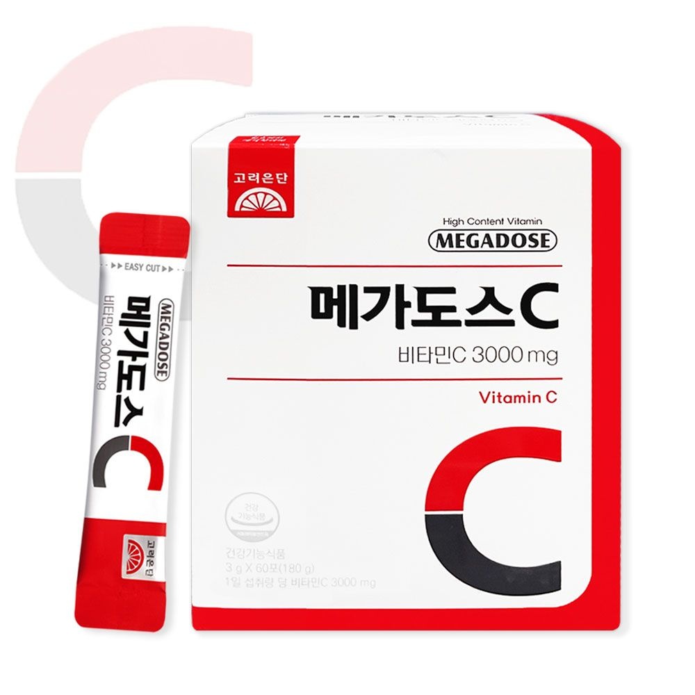 [오늘출발] 고려은단 메가도스C 비타민C 3000 3g x 60포 2개월분 고함량 G