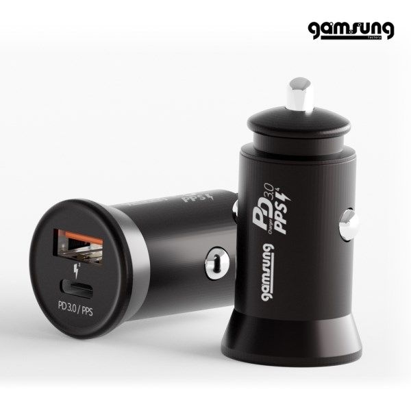 텐바이텐 퀄컴3.0 USB PD 30W 듀얼 퀵차지 차량용 고속충전기 GF-342PD