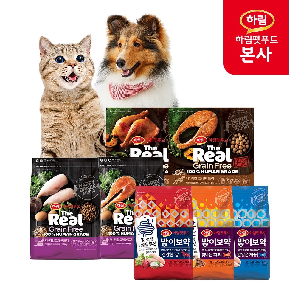 [롯데온] 하림 밥이보약 강아지사료 튼튼한관절 3.4kg+샘플 100g (29,620원/무료)