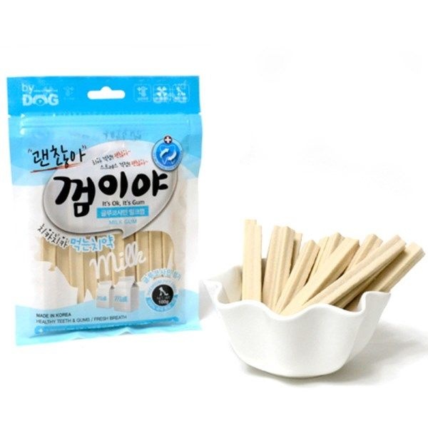 텐바이텐 By Dog 괜찮아 껌이야 100g 밀크 x 5개 (n)