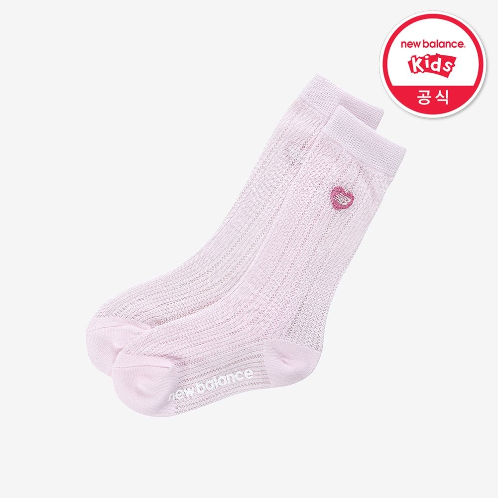 뉴발란스 키즈 메쉬 여아 장목 양말 NK8EGF108G25