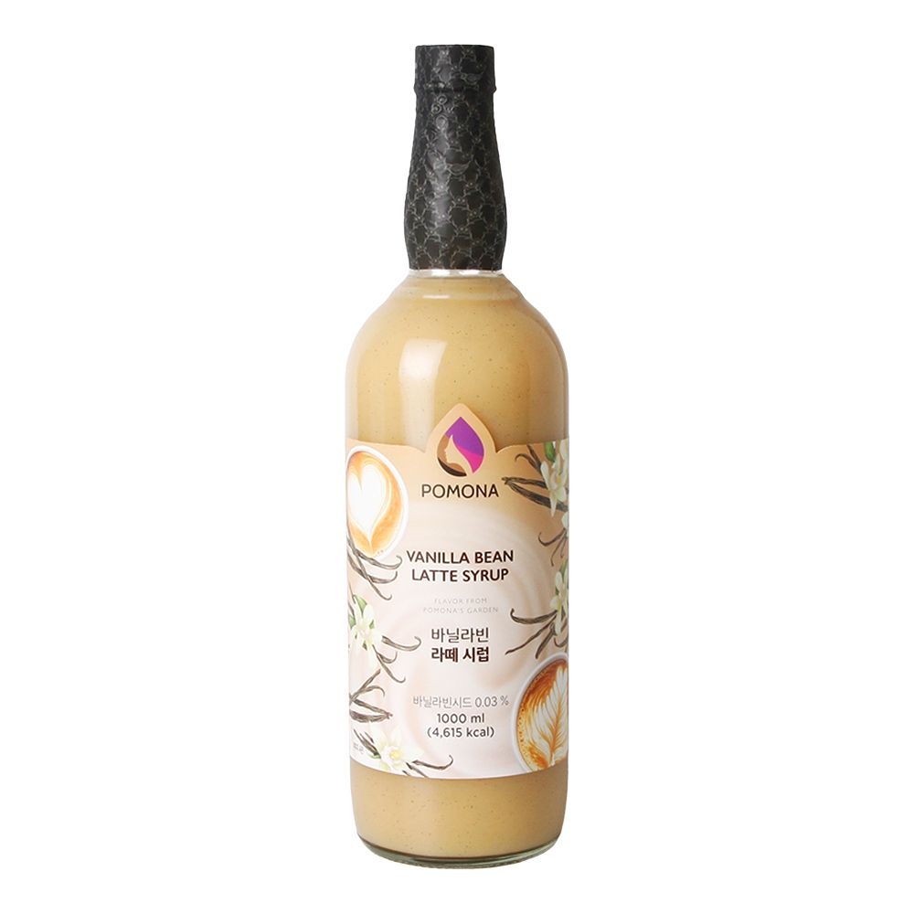포모나 바닐라빈 라떼시럽 1000ml 1박스 6개