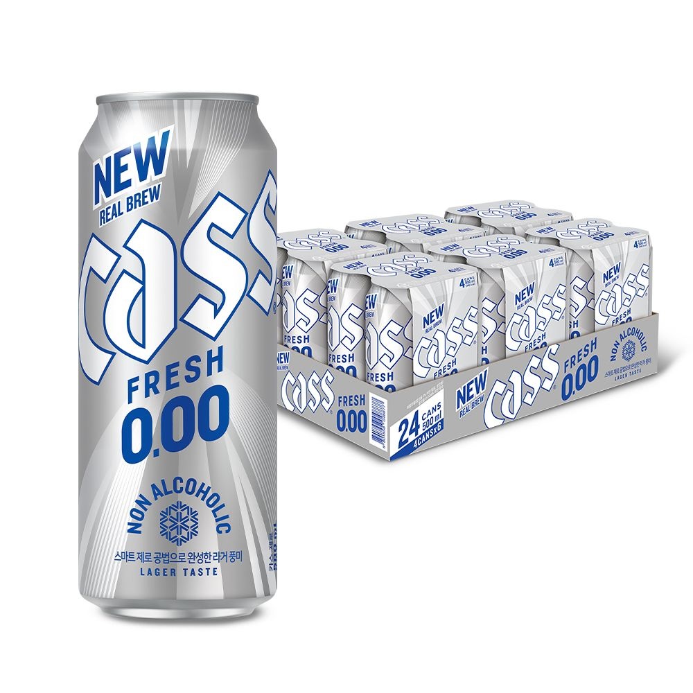 [롯데온] 카스 제로 500ml X 24캔 논알콜 무알콜맥주맛 19,980원 무배