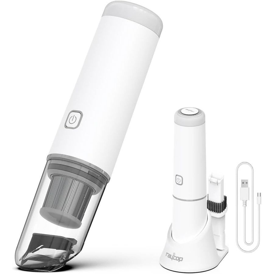 레이캅 [해외] 레이캅 Mobi 핸디 클리너 차량용 탁상용 청소기 거치대 포함 USB 충전