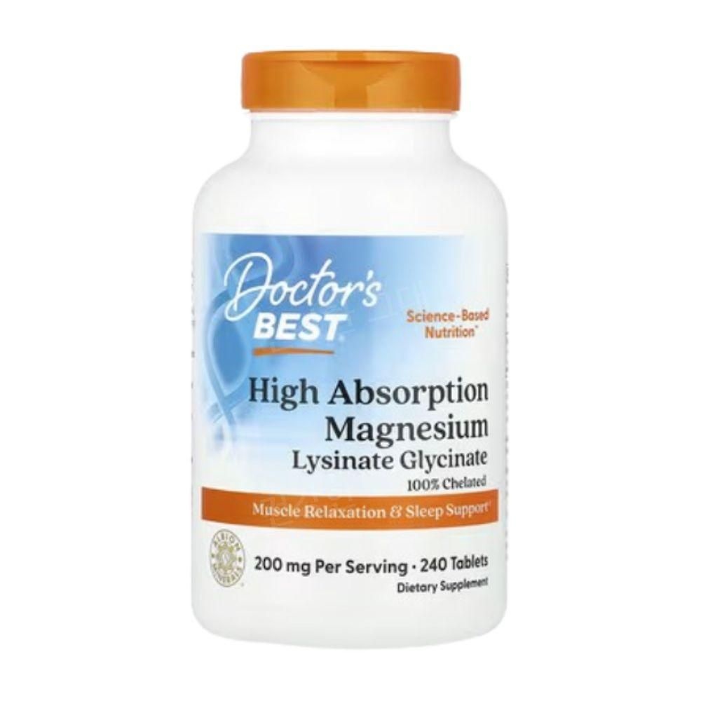 닥터베스트 마그네슘 라이시네이트 글라이시네이트 200mg 240정 Magnesium 