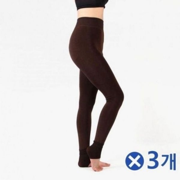 [하프클럽]융기모 여자레깅스 한파대비 기모레깅스 데일리 겨울코디 겨울속 단색레깅스시즌 여자레깅스 속바지