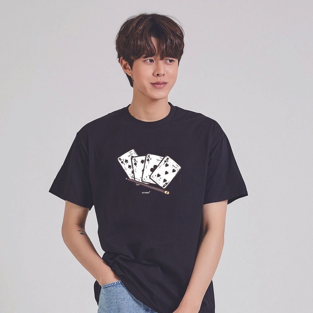키밍 할로윈 포커 데일리반팔티 그래픽티셔츠