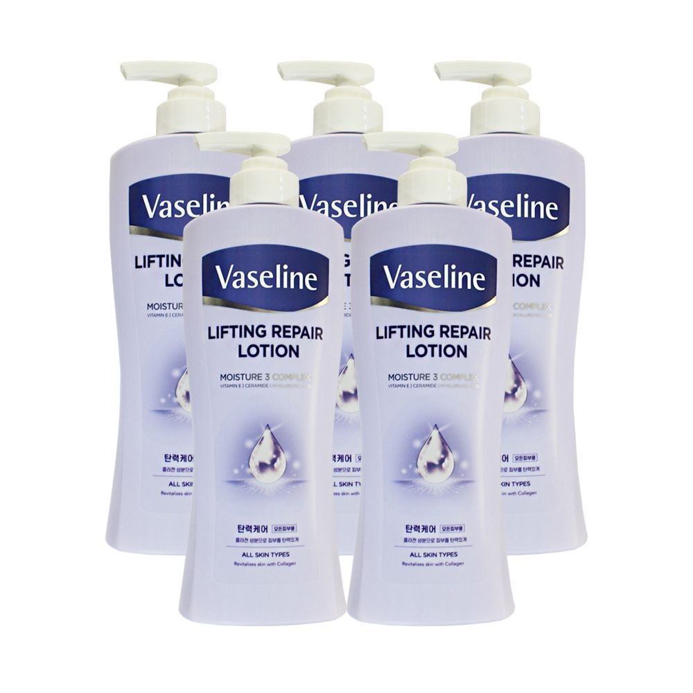 애경 바세린 리프팅 리페어 바디로션 탄력케어 모든피부용 450ml 5개 크림 각질