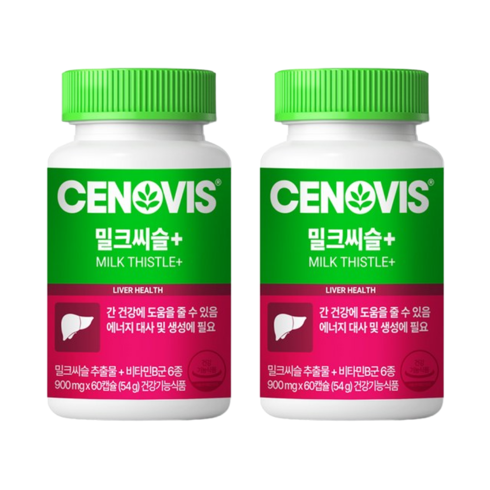 [오늘출발] 세노비스 밀크씨슬 플러스 900mg x 60캡슐, 2개