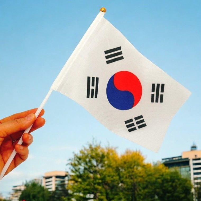 단디자인 사입 미니 태극기 응원도구 학교행사 경축일 올림픽 스포츠응원 행사용품