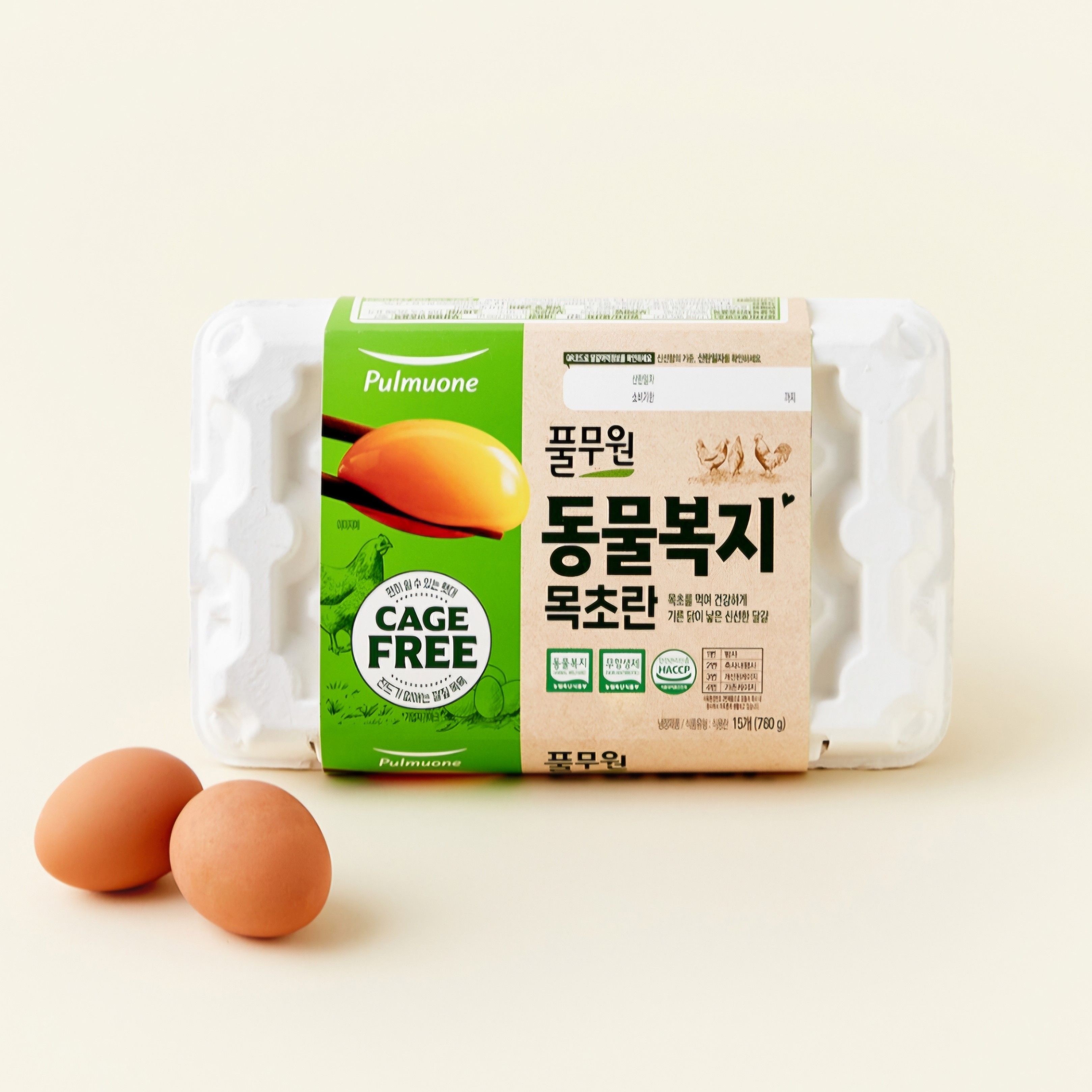 풀무원 동물복지 목초란, 15구, 1개
