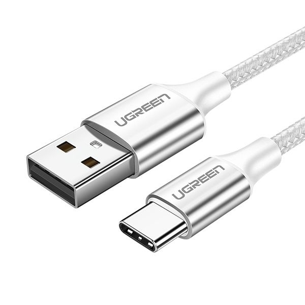 강원전자 Ugreen U-60129 USB2.0 AM-CM 케이블 0.25m (화이트)