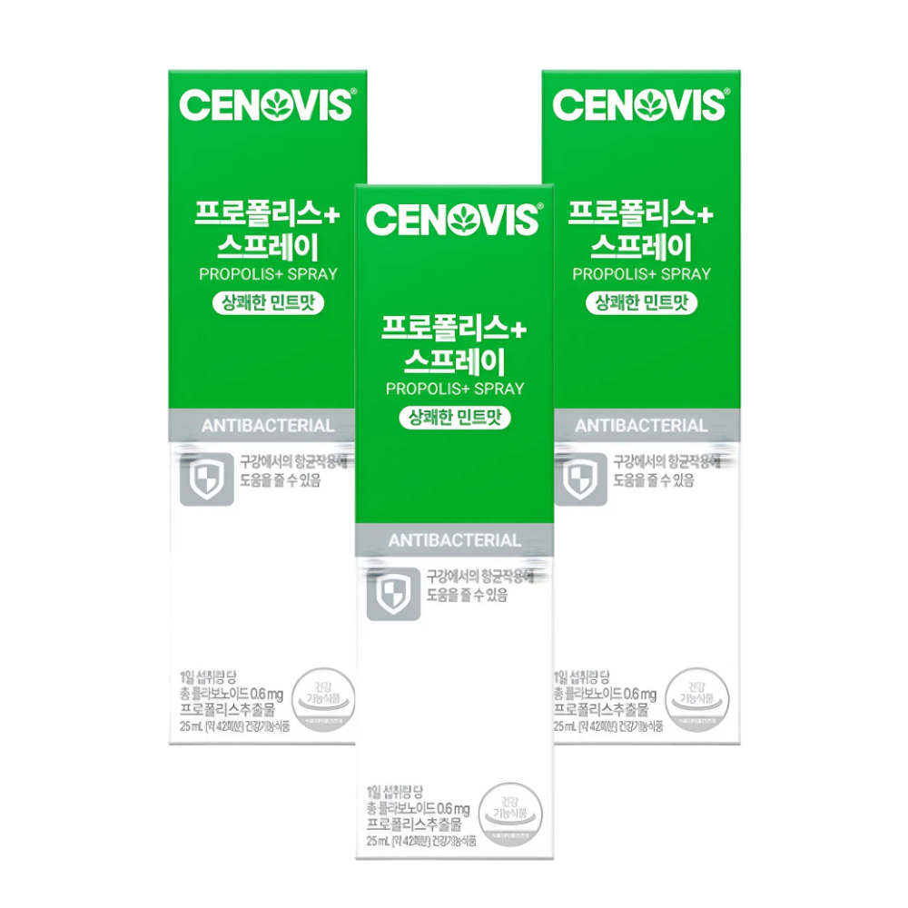 세노비스 프로폴리스 스프레이 25ml, 3개