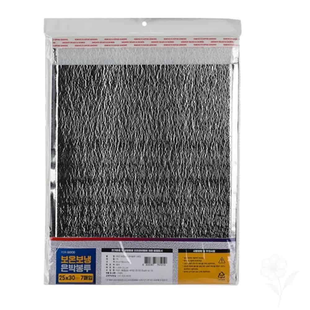 너블룸 보온파우치 보온보냉팩 일회용보냉팩 보냉봉투 25X30CM 7매