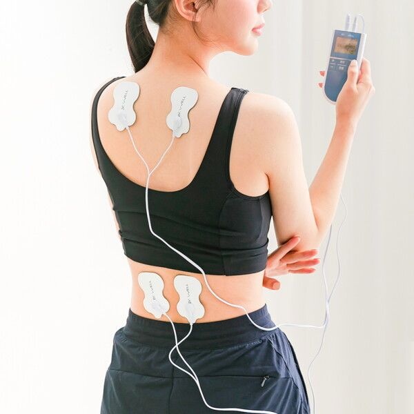 닥터웰 [닥터웰] EMS 저주파 마사지기 자극기 가정용 4패드 목 어깨 듀얼 안마기 DR-470