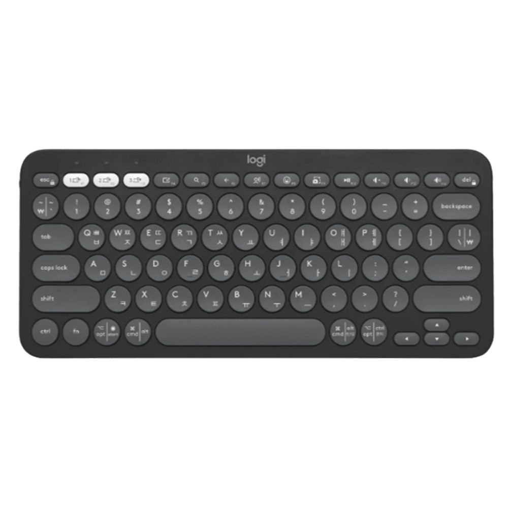 로지텍 K380S 블루투스키보드 정품 (스모키블랙색상) (Y)