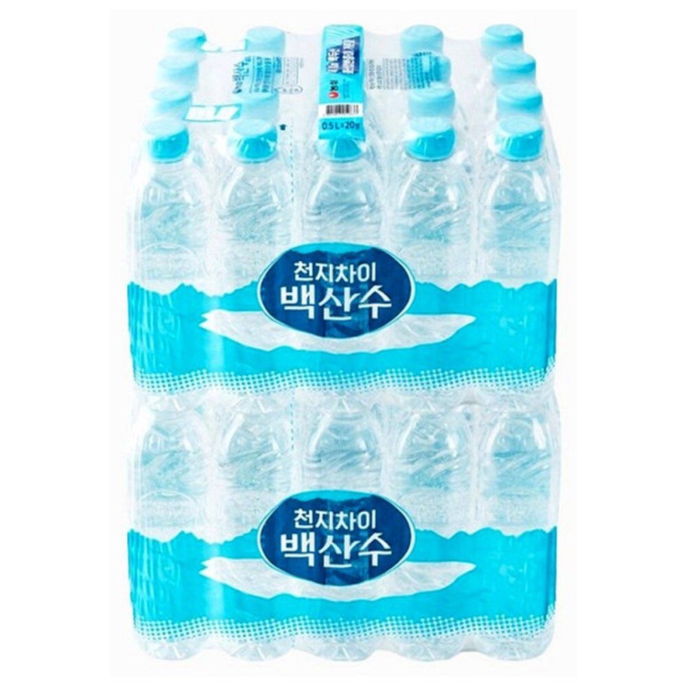 백산수 무라벨 500ml x 40개 오픈세일