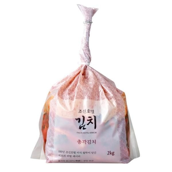 조선호텔 김치 총각김치 2kg | 피코크 | 무 알타리 깔끔한 매운맛 김치 깍두기