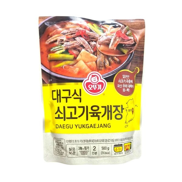 (무)오뚜기 대구식 쇠고기육개장500gX12개