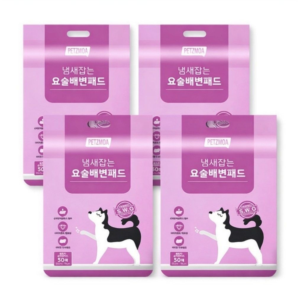 페츠모아 냄새잡는 요술 배변패드 엣지 울트라 특대형 120매 (30매 x 4팩)