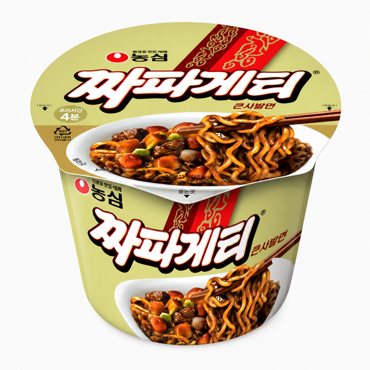 농심짜파게티 큰사발123g 16개