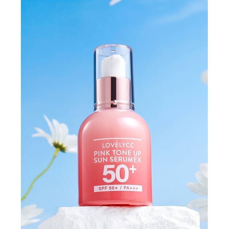 LOTTEON 필수뷰티 러블리씨씨 핑크 톤업 선세럼EX 30g