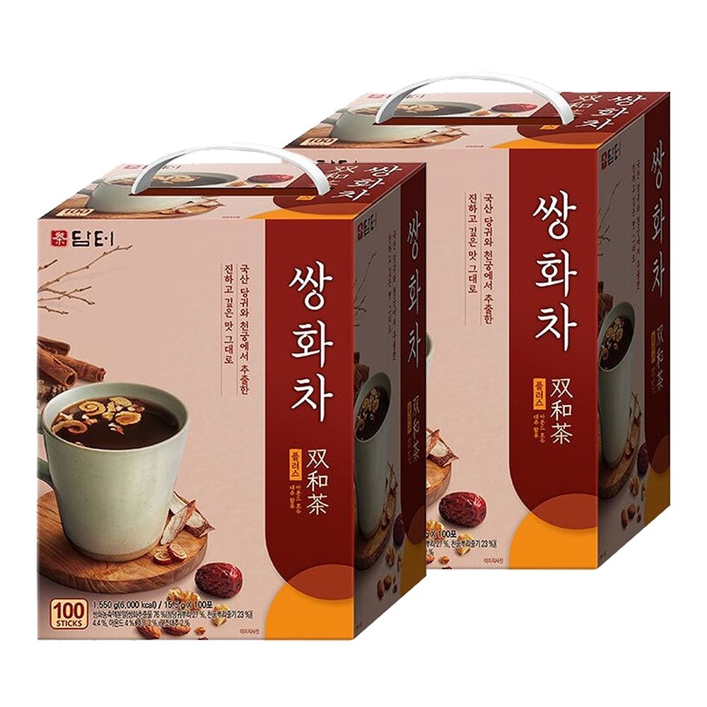 담터 쌍화차 플러스 100T+100T (총 200T)