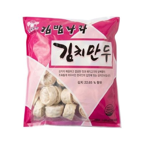 자체제작 김밥나라 가정용 자취생 육즙가득 혼합 편의점 만두 김치 손만두 1.4kg 1개
