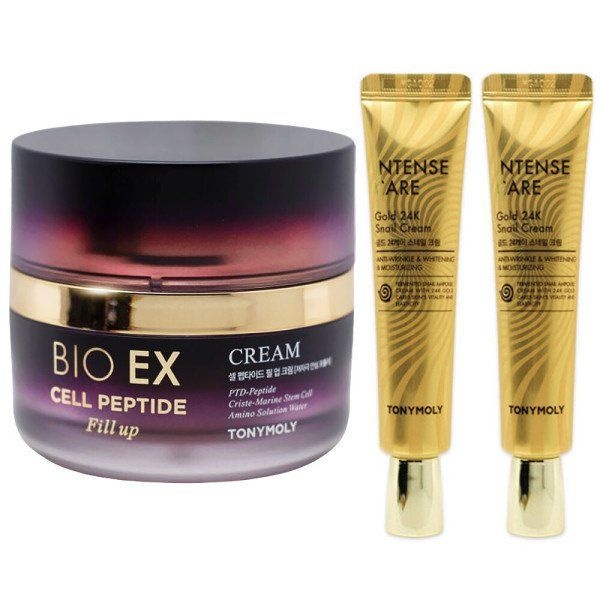 기초케어 토니모리 바이오 이엑스 셀 펩타이드 필업 크림60ml 피부컨디션 회복 리프팅관리스네일 크림(30ml 리프팅