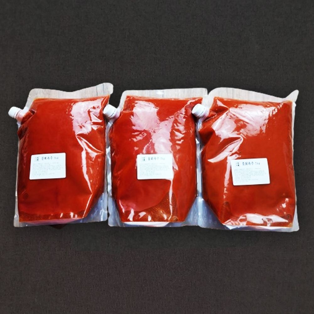 정통 포항 물회육수 5kg 3개 업소용 물회소스 양념