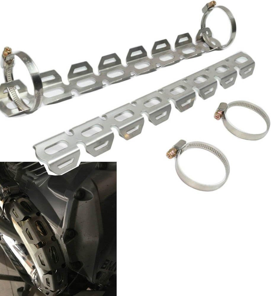 범용 스테인리스 스틸 배기 파이프 가드 커버 보호 기능: BMW F800GS F700GS F650GS R1200GS 어드벤처 ABS
