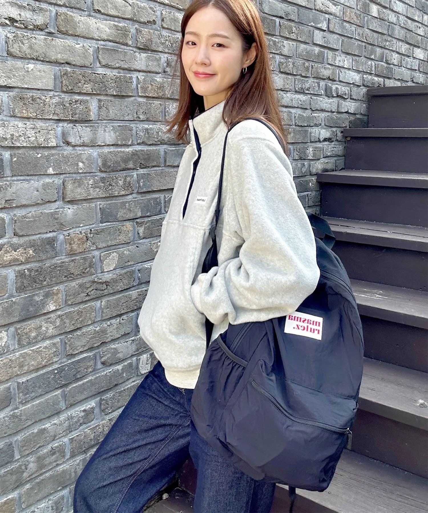 마스마룰즈 Daily backpack_Black 학생 여자백팩 5000575073 2245910